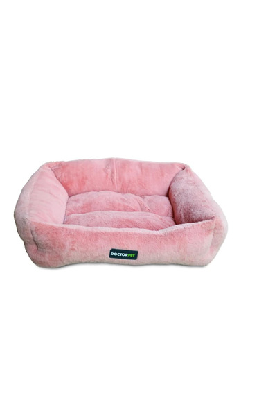Doctor Pet Brownie Series Rectangle Pet Bed Small - 60x50x19cm - Soft Washabl...