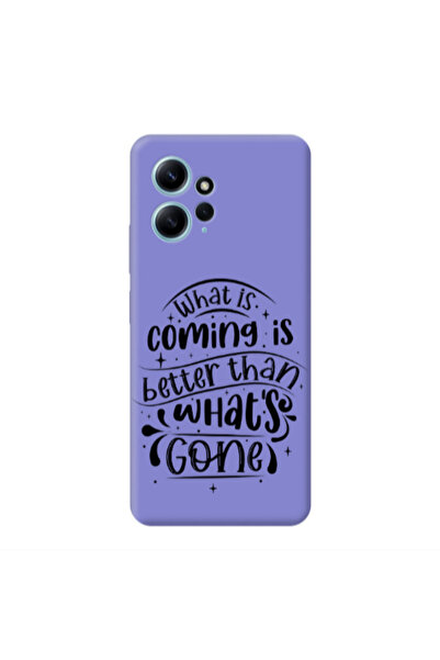 Other Xiaomi Redmi Note 12 4G What is coming Purple Colored Silicone TPU Θήκη