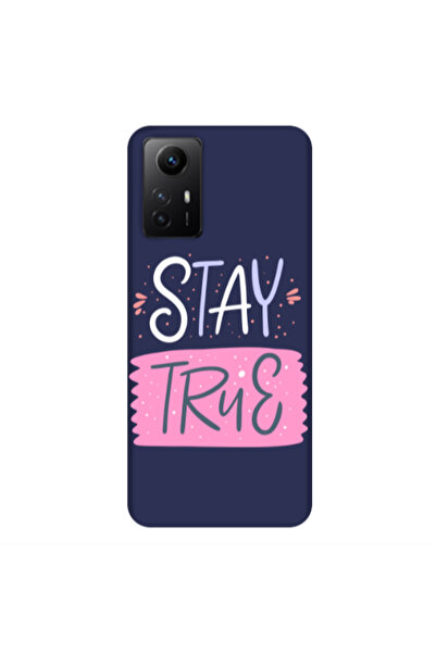 Other Xiaomi Redmi Note 12s Stay True Dark blue Colored Silicone TPU Θήκη