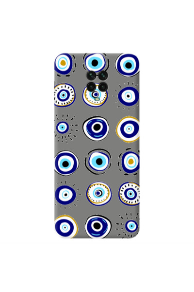 Other Xiaomi Redmi Note 9 Pro Beads Grey Colored Silicone TPU Θήκη