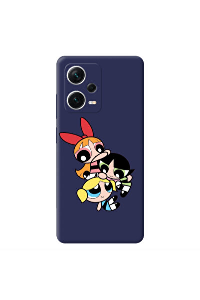 Other Xiaomi Poco X5 Powerpuff Dark blue Colored Silicone TPU Θήκη