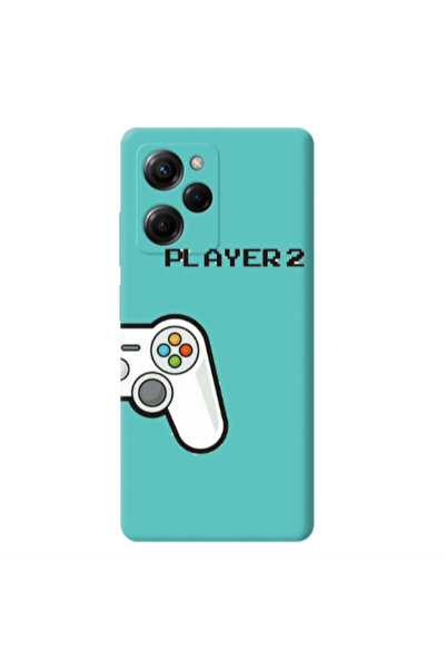 Other Xiaomi Poco X5 Pro Player 2 Turquoise Colored Silicone TPU Θήκη