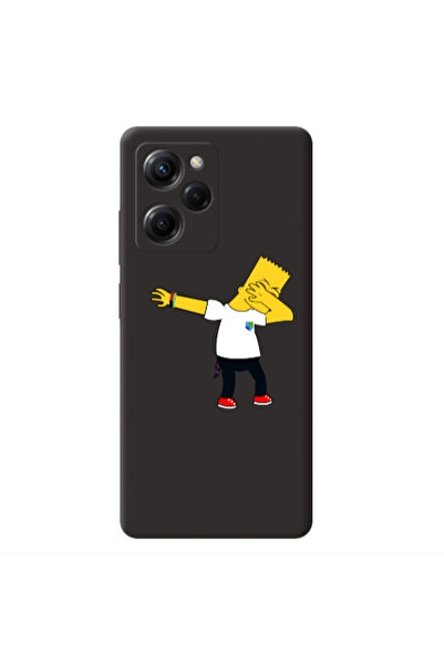 Other Xiaomi Poco X5 Pro Simpsons2 Black Colored Silicone TPU Θήκη
