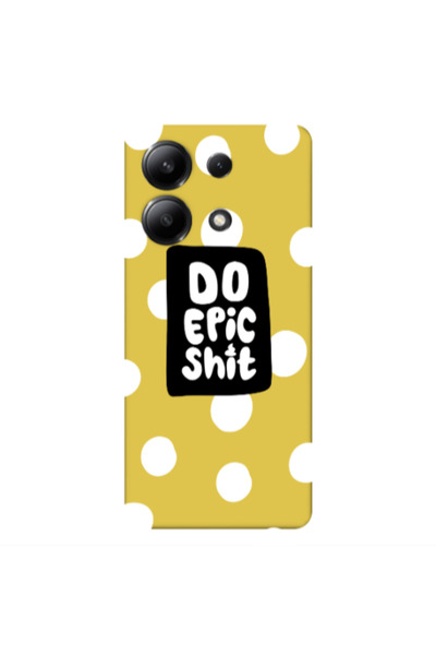 Other Xiaomi Redmi Note 13 4G Do Epic Shit Yellow Colored Silicone TPU Θήκη