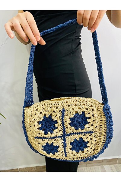 family clothing shop Straw Handle Shoulder Bag