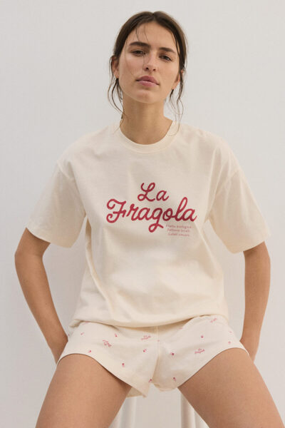 H&M Baskılı Pijama Takımı