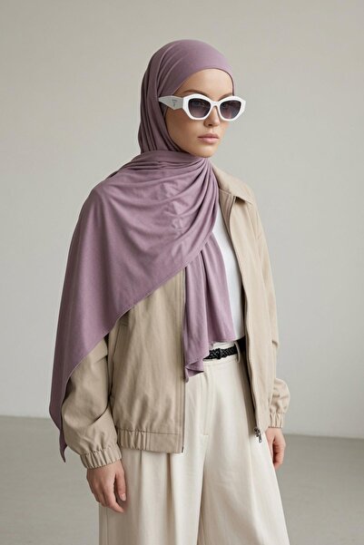 Aisha's Design Practical Combed Cotton Shawl with Headphone and Glasses Entra...
