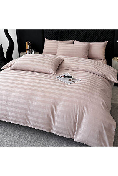 Lenjeria Pufoasa Lenjerie de Pat Damasc Deluxe Luxury 100% Bumbac Premium, 6 ...