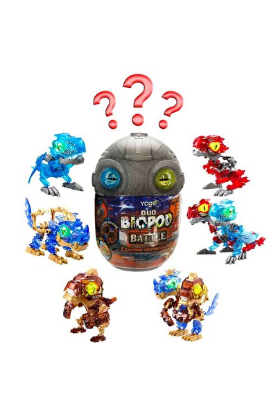 Silverlit Sesli ve Işıklı Biopod Battle Dinozor Robot 2’li Sürpriz Paket