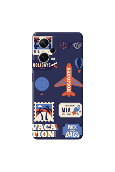 Other Xiaomi Poco X5 Vacation Dark blue Colored Silicone TPU Θήκη
