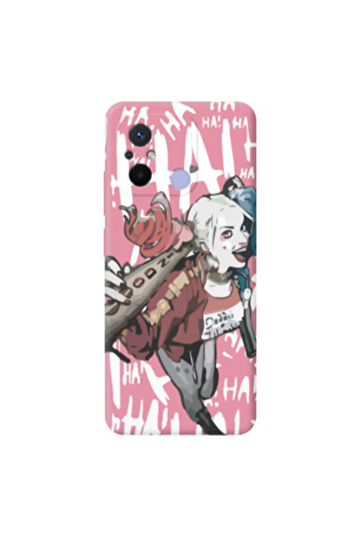 Other Xiaomi Redmi 12C Ha Ha Ha Pink Colored Silicone TPU Θήκη