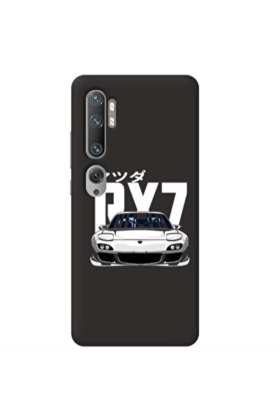 Other Xiaomi Mi Note 10 Pro Car Rx7 Black Colored Silicone TPU Θήκη