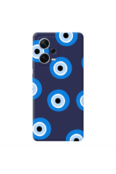 Other Xiaomi Poco X5 Evil eyes beads Dark blue Colored Silicone TPU Θήκη