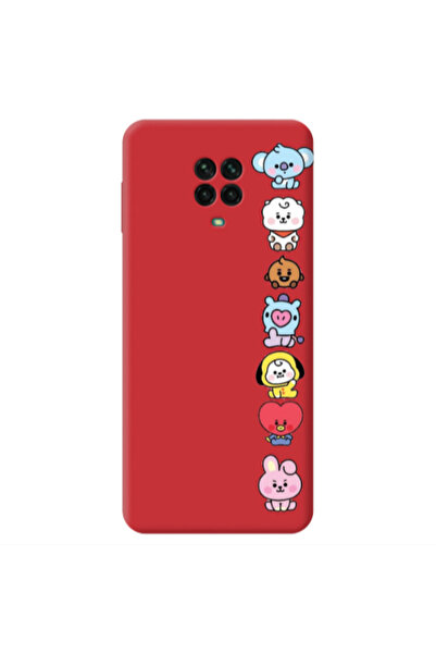 Other Xiaomi Redmi Note 9 Pro Lovely animals Red Colored Silicone TPU Θήκη