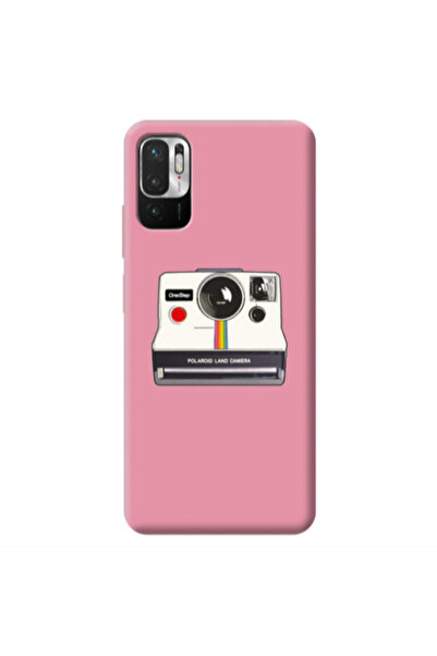 Other Xiaomi Redmi Note 10 Pro 5G Polaroid land camera Pink Colored Silicone ...
