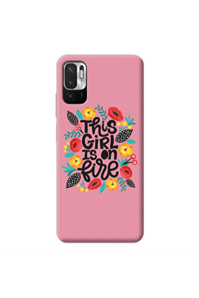 Other Xiaomi Redmi Note 10 Pro 5G This Girl Pink Colored Silicone TPU Θήκη