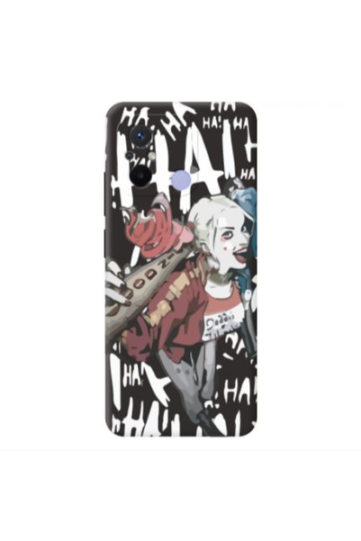 Other Xiaomi Redmi 12C Ha Ha Ha Black Colored Silicone TPU Θήκη