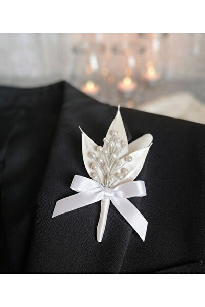 Mirnova Damat Yakalığı-Damat Yaka İğnesi-Damat Yaka Süsü-Broş