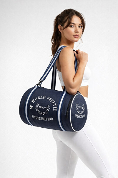 RKY SERENITY Roller Luggage Bag Hand and Shoulder Bag Travel Bag – Blue Unise...