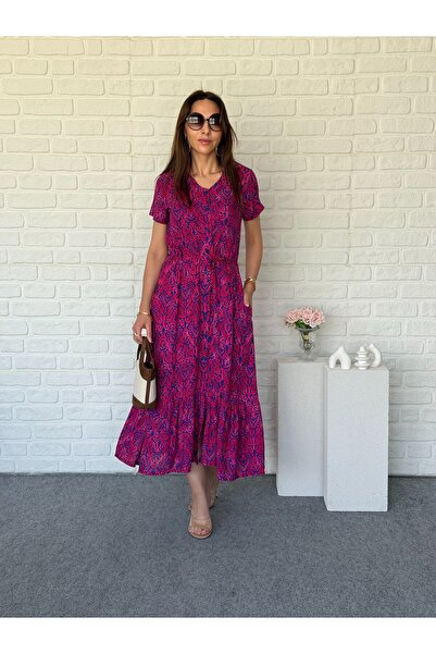 Goncalya Paisley Pattern Shirt Dress