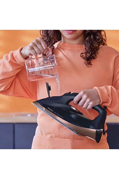 Philips 7500 Serisi Buharlı Ütü, 3200W, 55 g/dk Sürekli Buhar, SteamGlide Eli...