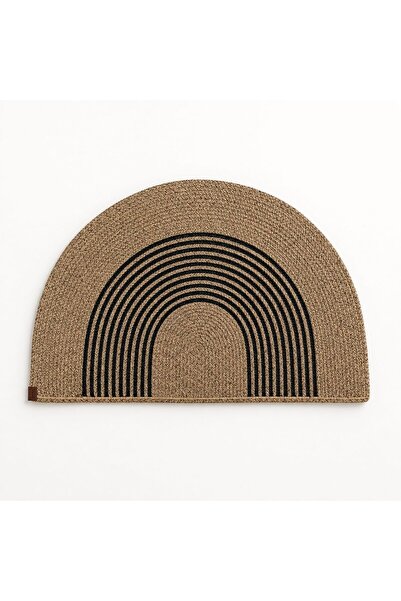 Romans Natural Rope Door Mat - (Natural-Black Color)