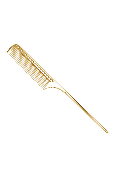 Choice6 Tail Comb Gold 1PC Ultra Thin Space Aluminum Hair Comb Pro Hairdressi...