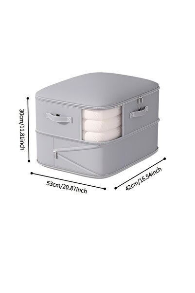 Choice grey Compression Dustproof Organizer Storage Bag Large Capacity Moistu...