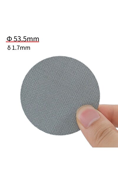 Choice 53.5mm 1.7mm Reusable Coffee Filter Screen Heat Resistant Mesh Screen ...