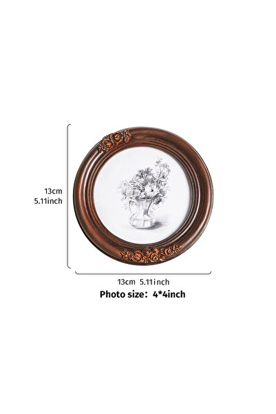 Choice1 xiaohuaYXXK4cun-zong 1PC, Resin Material, Gold, Silver, Brown Frame w...