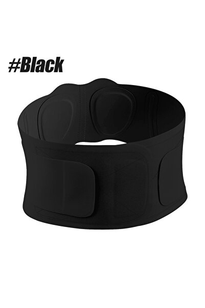 Choice L Black 1pc New Thin Back Brace for Lower Back Pain Lumbar Support Bel...