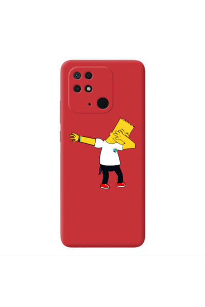 Other Xiaomi Redmi 10C Simpsons2 Red Colored Silicone TPU Θήκη