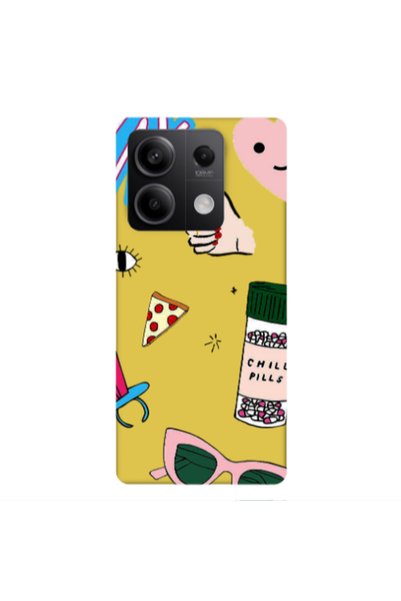 Other Xiaomi Redmi Note 13 5G Chill Yellow Colored Silicone TPU Θήκη