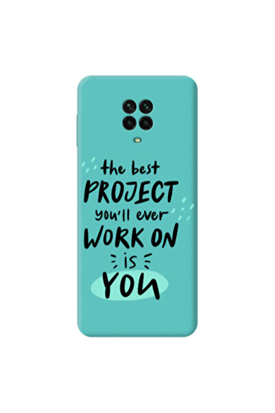 Other Xiaomi Redmi Note 9 Pro The Best Project Turquoise Colored Silicone TPU...