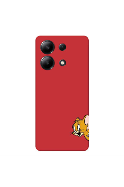 Other Xiaomi Redmi Note 13 4G Jerry 2 Red Colored Silicone TPU Θήκη