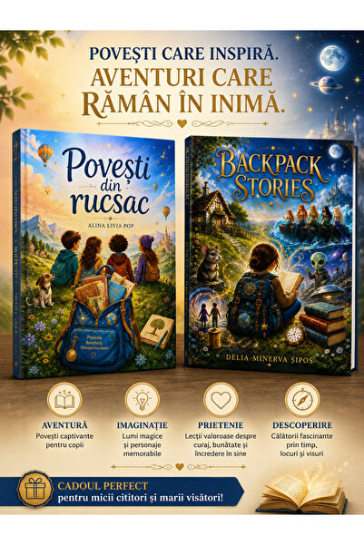 Raisa Set carti Povești din rucsac/Backpack stories