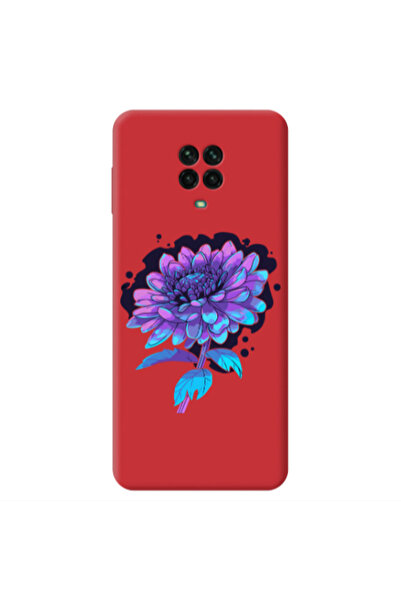 Other Xiaomi Redmi Note 9 Pro Witch flower Red Colored Silicone TPU Θήκη