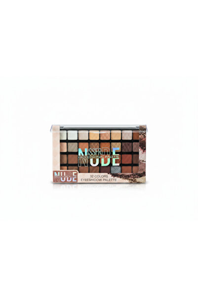 MISS FRIDAY Nude Professional 32 Color Eyeshadow Palette with Brush