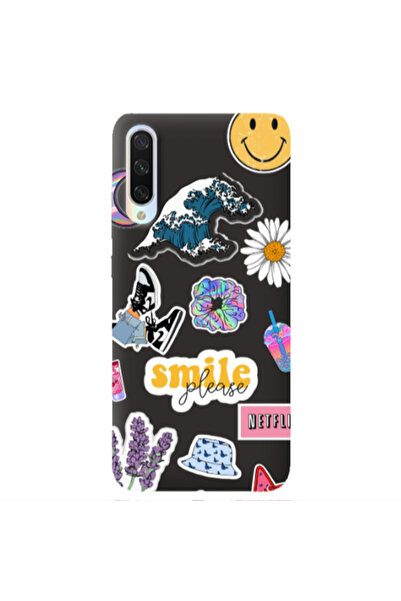 Other Xiaomi Mi 9 Lite Smile Moon Black Colored Silicone TPU Θήκη