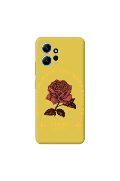 Other Xiaomi Redmi Note 12 4G Stand out Yellow Colored Silicone TPU Θήκη
