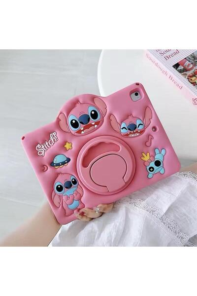 Alfa MEC Samsung Galaxy Tab A11 8.7 inç X130 X133 Uyumlu Stitch Standlı Çocuklara Özel Karakter Kılıf