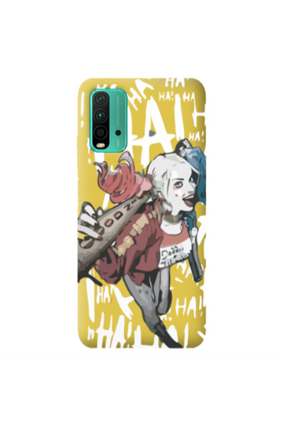 Other Xiaomi Poco M3 Ha Ha Ha Yellow Colored Silicone TPU Θήκη