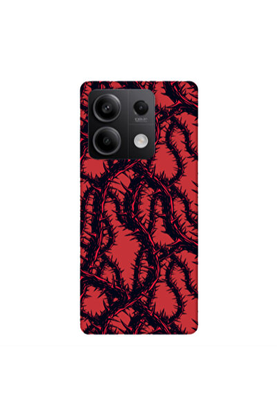 Other Xiaomi Redmi Note 13Pro 5G Prickly ivy Red Colored Silicone TPU Θήκη