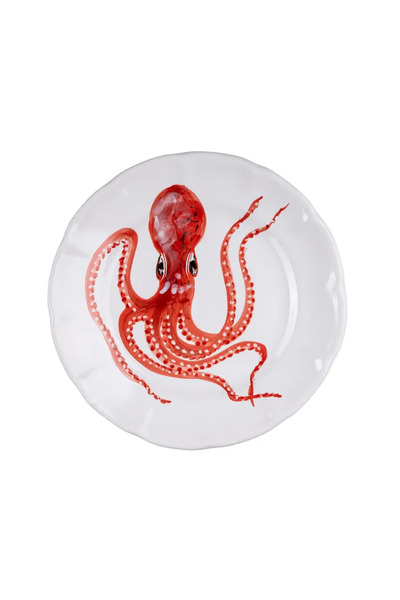 Casa Amalfi Farfurie ceramică lucrată manual, Ø 26 cm, Casa Amalfi, Polipo, C...