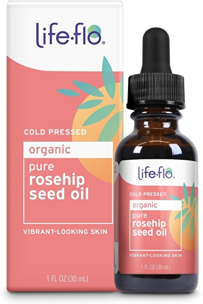 lifeflo زيت بذور الورد العضوي النقي من لايف-فلو
