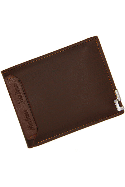 Choice Brown Fashion Casual Men's Short Wallet - Multi-functional Draw Card H...