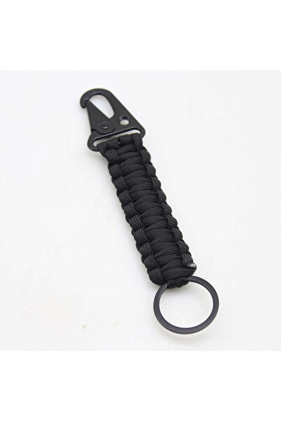 Choice1 Black 4 Styles Men Paracord Keychain Selected High Quality Outdoor Hi...