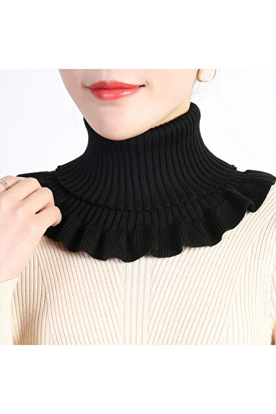 Choice8 01 Detachable Cotton Knitted Turtleneck Collar For Women False Collar...