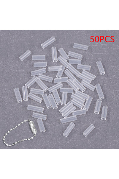 choice2 10pcs Transparent 10/20/50Pcs Acrylic Bead Chain Anti-Lost Cover Pend...