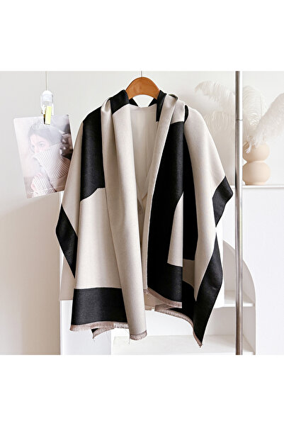 Choice black Animal horse Winter Ourdoor Women Scarf Cashmere Thicken Warm Sh...